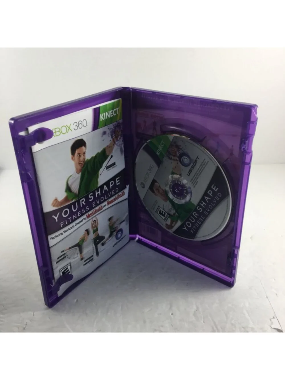MICROSOFT XBOX 360 KINECT YOUR SHAPE FITNESS EVOLVED GAME MANUAL INCLUDED